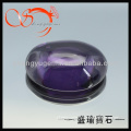 loose oval cut cabochon violet cz(CZOV0002-15x20mm)